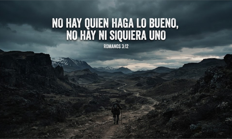 No hay quien haga lo bueno, no hay ni siquiera uno